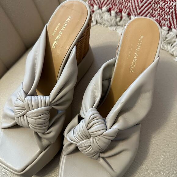 NWOT: Paloma Barcelo Deseado Espadrille Wedge Sandal - Picture 4 of 7